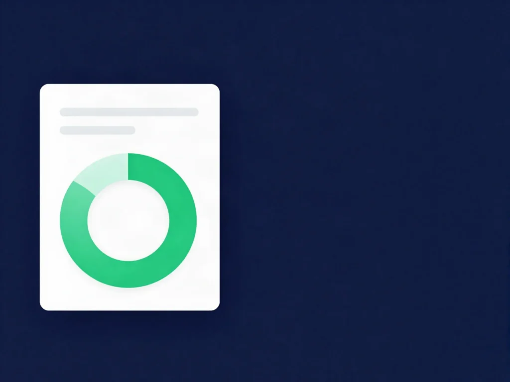 A circular percentage gauge on a report page, illustrating a Turnitin similarity score